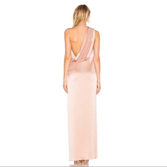 Halston Heritage Women’s Strappy Slip Dress Size 4 Blush Pink - Picture 3 of 16